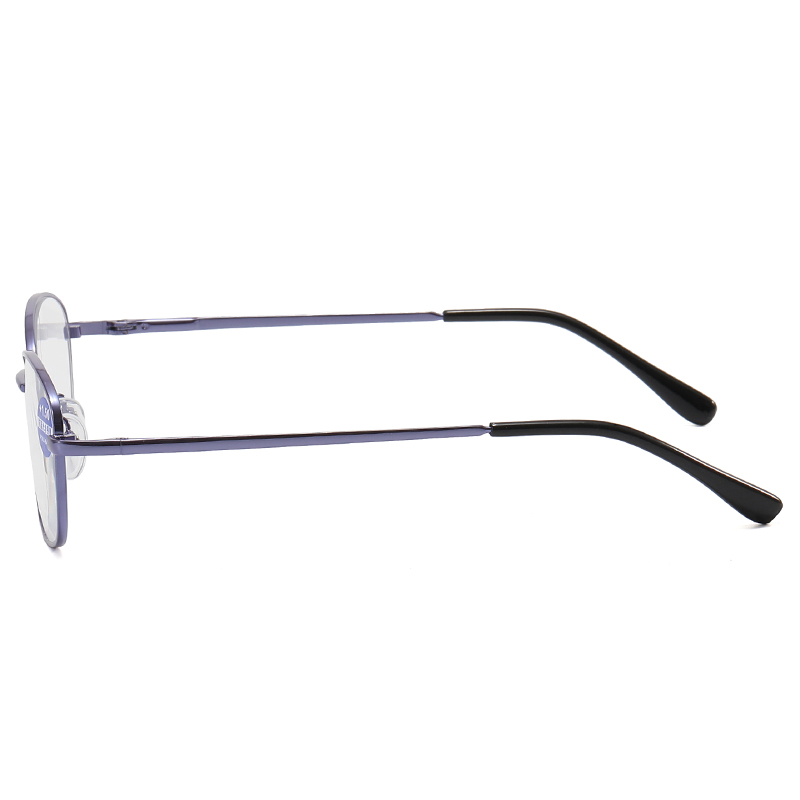 3029 Oval Cateye Metal Frame Blue Violet Light Filtro de leitura de óculos de leitura