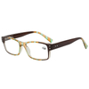 3129 Frame retangular com leitor de normas de lentes de luz azul Anti Blue CE