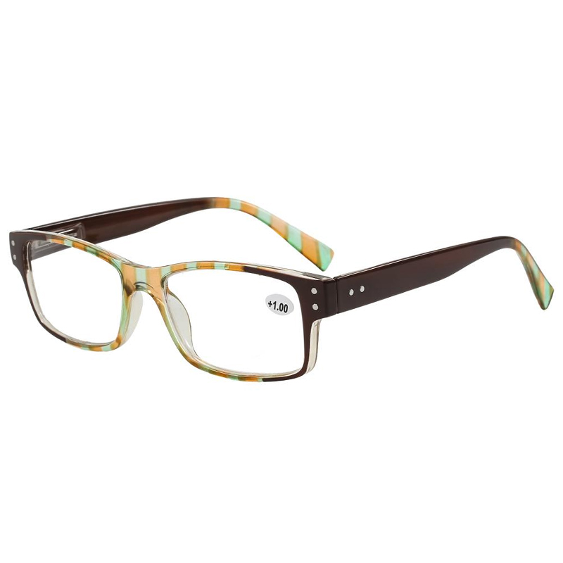 3129 Frame retangular com leitor de normas de lentes de luz azul Anti Blue CE