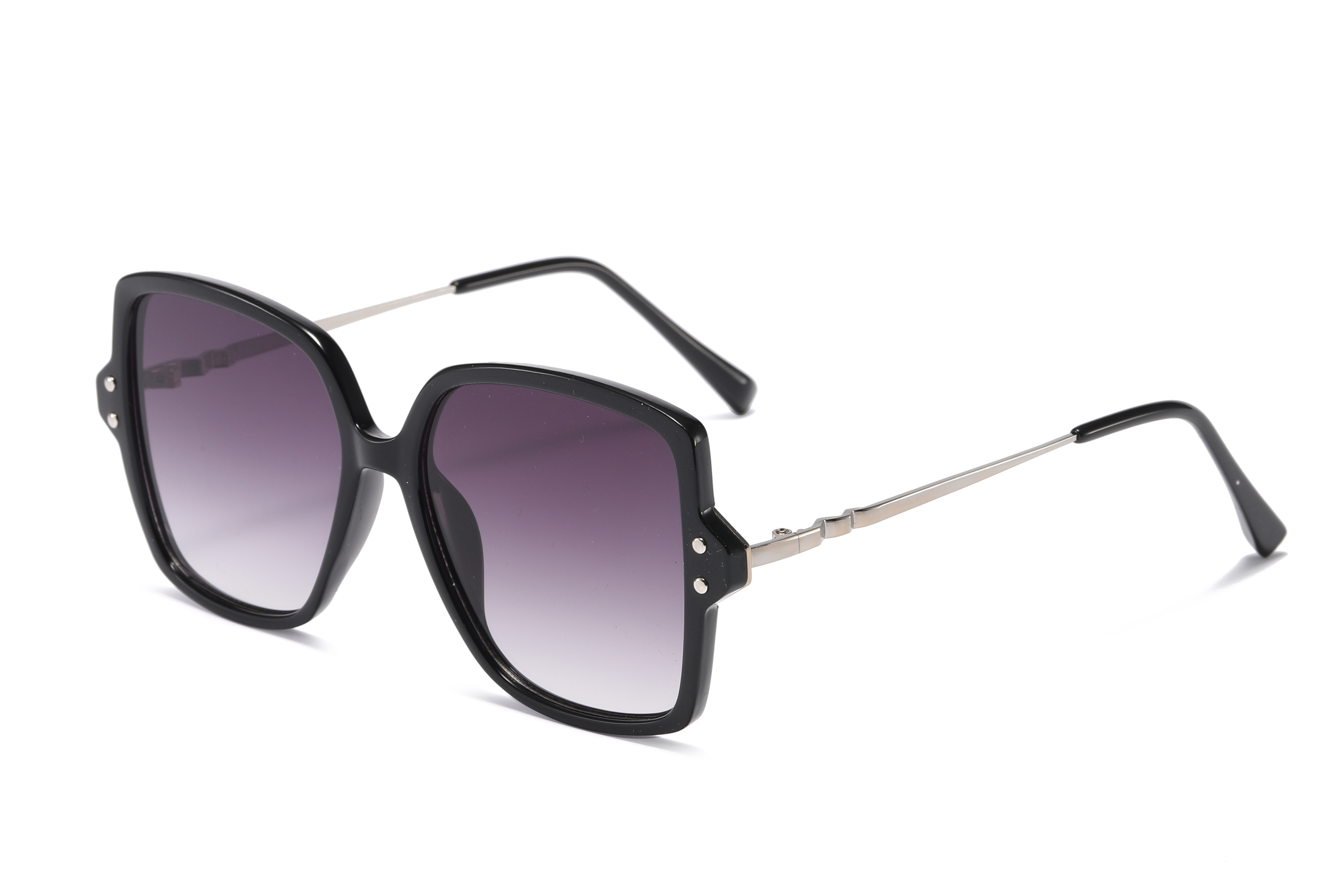 Mulheres moda tendência de grande quadro de óculos de sol reciclado #81587