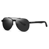 15103 Estilo esportivo Aviador Men Metal Metal Sunglasses