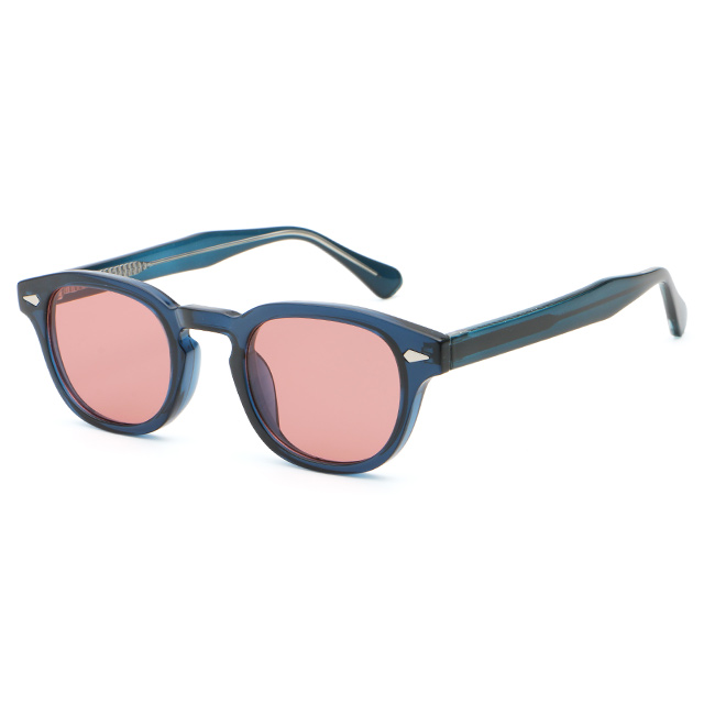 6201 quadro redondo clássico Becha de marelas da ponte de peças de sol dos óculos de sol plástico