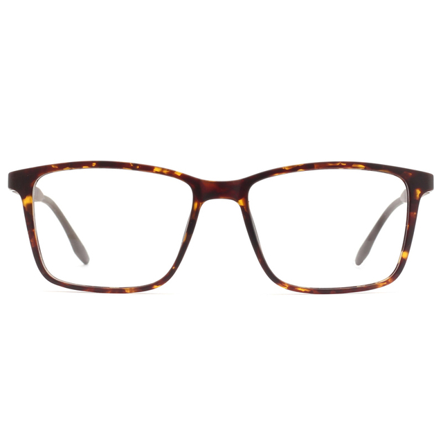 94407 Frame de forma retangular com pregos de metal ACENTES UVA UVB Clipe resistente a óculos