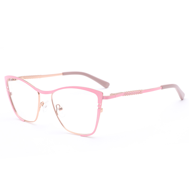 1027 Spring Hinge Hinge Photochromic Metal Mulheres óculos