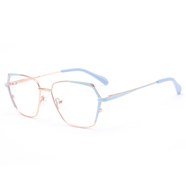 1023 Spring Hinge Hinge Photochromic Metal Mulheres óculos