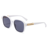 Mulheres PC+Metal Polarized Sunglasses #81593