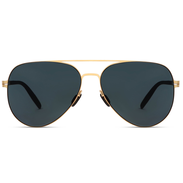 7332 UV400 Proteção Ultra Lightweight Metal Construction Aviator Sunglasses