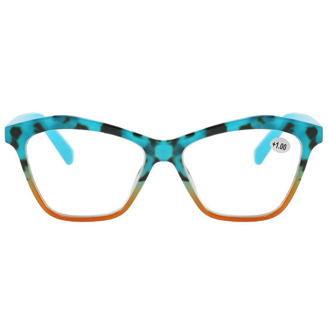 3147 geométrica Cateye Frame Linha de sobrancelha de leopardo Linha de moda moda