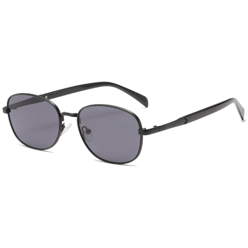 2288 Classic Round Slender Metal Metal Frame Flexible Nariz Pads Unissex Sunglasses