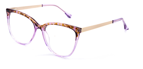 Acetato de injeção+Mulheres de metal quadro óptico #8005