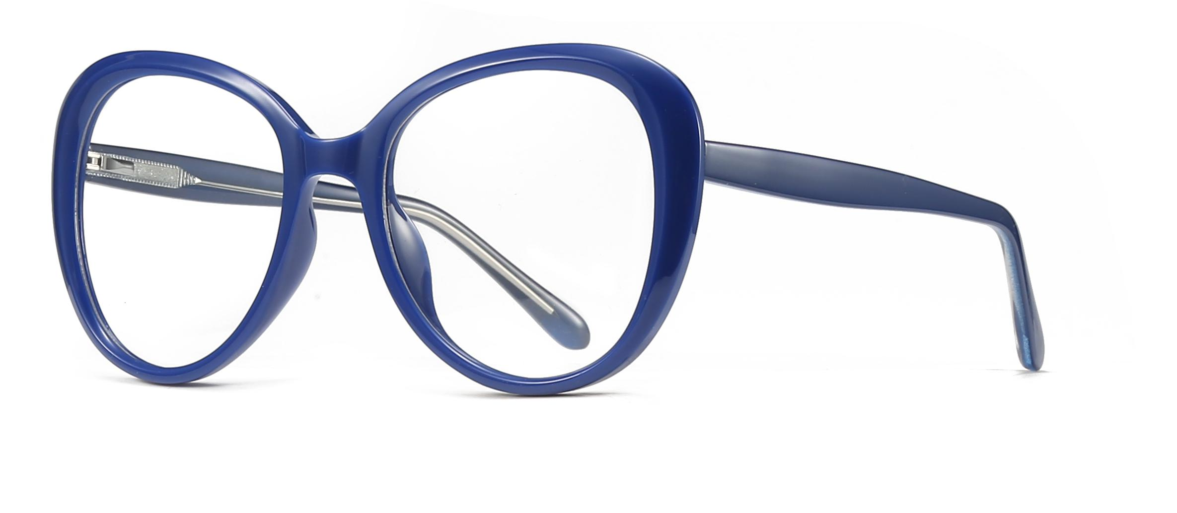 Estoque grande moldura redonda do FRON TR90+CP Anti-azul-quadro óptico #2013