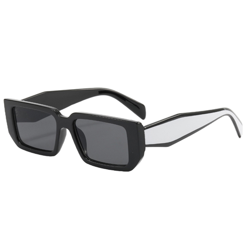 84906 Rectonge Frame amplo templos assimétricos Moda Unissex Sunglasses 