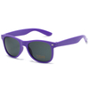 88163-6 Forma oval Sólida Violet Frame Mono Cinza Lente de Color Vendas Promocional Óculos Promocionais