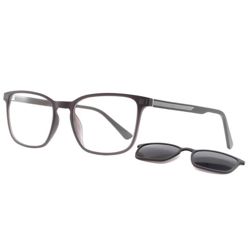 951119 Delicado quadro retangular de forma universal Pads de nariz clipe bicolor em óculos de sol