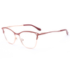 1022 Spring Hinge Hinge Photochromic Metal Mulheres óculos