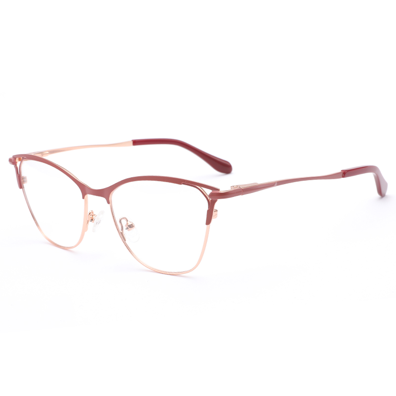 1022 Spring Hinge Hinge Photochromic Metal Mulheres óculos