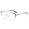 1028 Spring Hinge Hinge Photochromic Metal Mulheres óculos