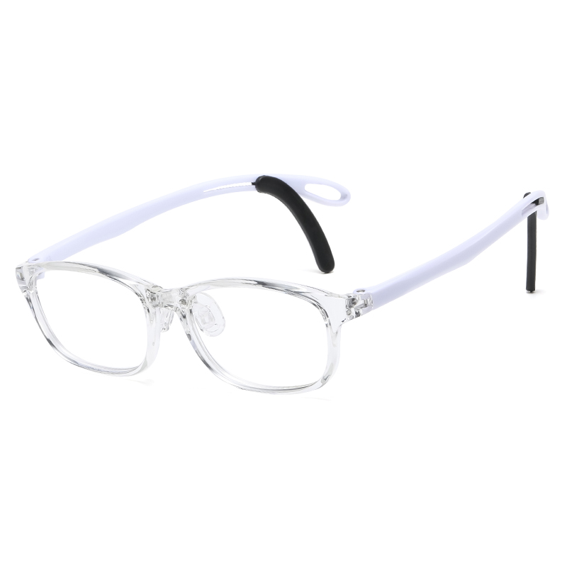 2156 templos de não -lip ajustáveis ​​TPSIV Kids Optical Frames