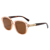 Mulheres PC+Metal Polarized Sunglasses #81593