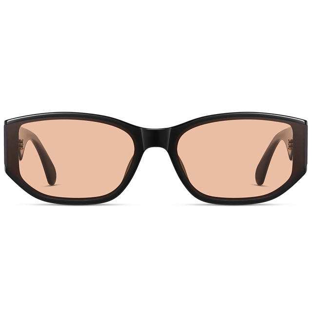 9106 Big Size Oval Formas duplas dobradiças full Rim Woman máscara de máscara de sol