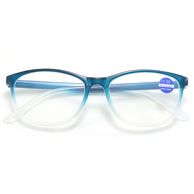 3071 Frame oval de moldura de mola de mola templos anti -lente lente leitores plásticos