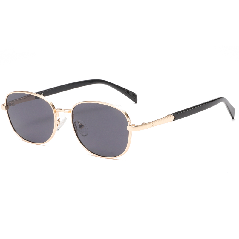 2288 Classic Round Slender Metal Metal Frame Flexible Nariz Pads Unissex Sunglasses
