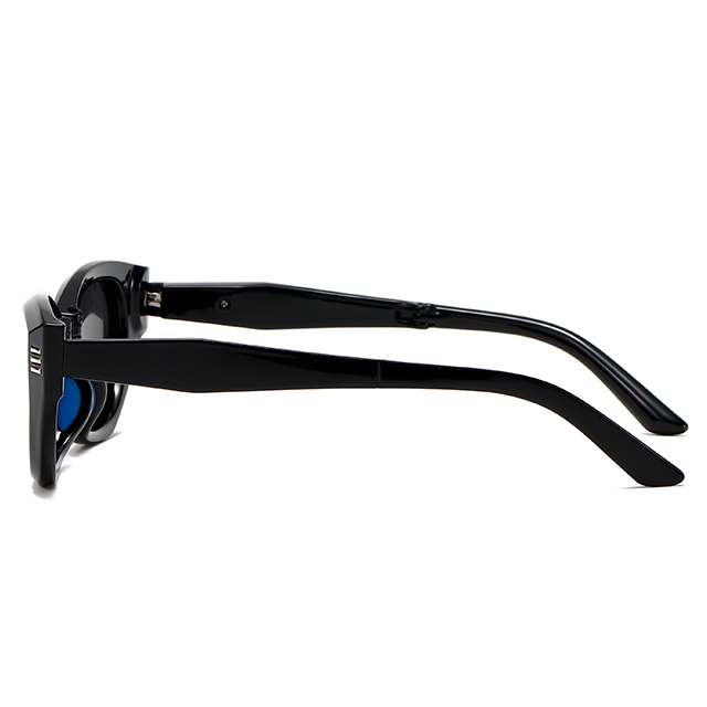 24103 UV400 Protetive Eye Shape Moda Mulheres dobráveis ​​Óculos de sol