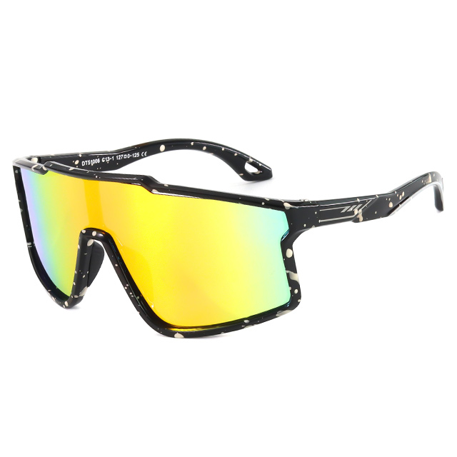 51006 TAC de grandes dimensões com lente polarizada TPEE óculos esportivos infantis