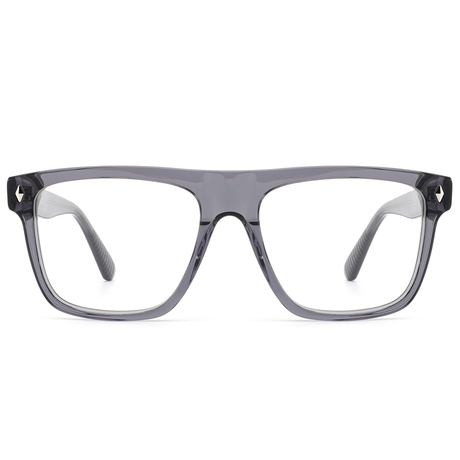 8020 Biggie Frames ovais de molduras horizontal Ponte do nariz óculos constantes Braços Acetato de quadros ópticos para homens