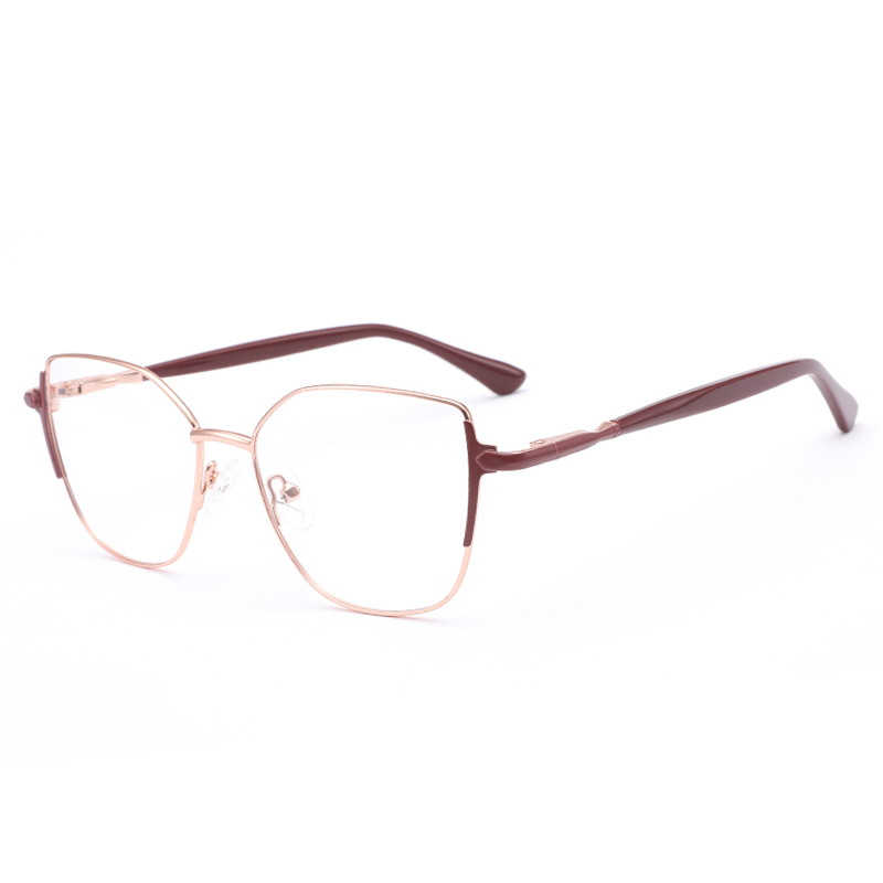 1021 Spring Hinge Hinge Photochromic Metal Mulheres óculos