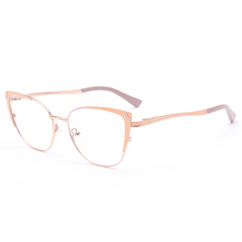 1028 Spring Hinge Hinge Photochromic Metal Mulheres óculos