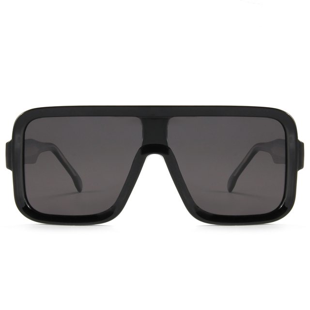 5007 Big Size Square Metal Rivetes de metal lentes polarizadas Moda unissex Óculos de sol