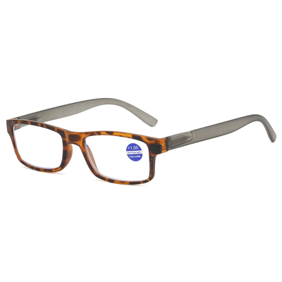3069 Retângulo Ultralight Plastic Frame Dois óculos de leitura coloridos foscos