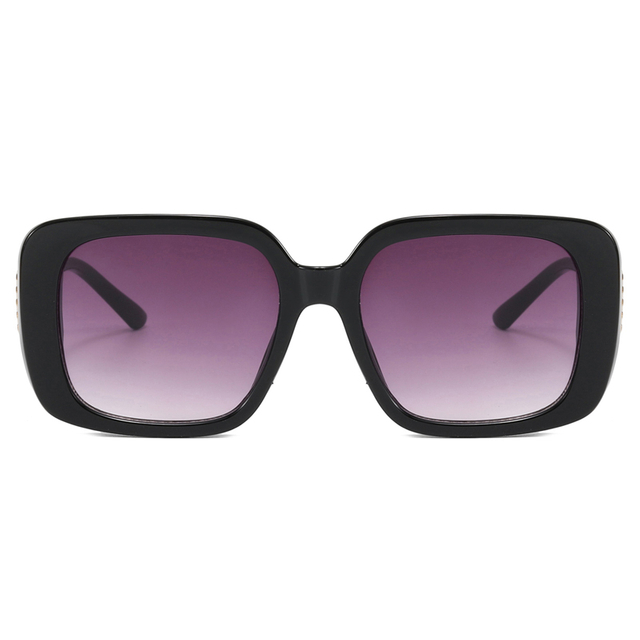 83299 RETANGE FORMAGEM GEOMERTRIC METAL METAL TEMPERS PLÁSTICA MULHERES MATHENS SUNGLESSES