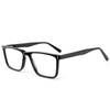 2151 Hot Sale Biggie Rantes retangulares com rebites de prata Acetato Men Frames Optical