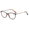 3016 CATEYE SHAPE Frame Apresentam cores claras Luz azul Mulheres lendo óculos de leitura