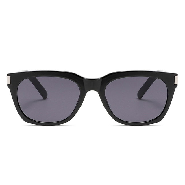 3443 Quadro injetado quadrado com templos de metal resistente TAC Óculos de sol polarizados