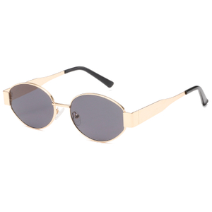 2281 VENDA POPULAR VENDA PEQUENA METURA OVAL ULTRATRATHINA METAL FELHETS TEMPORES UNISSISEX Sunglasses