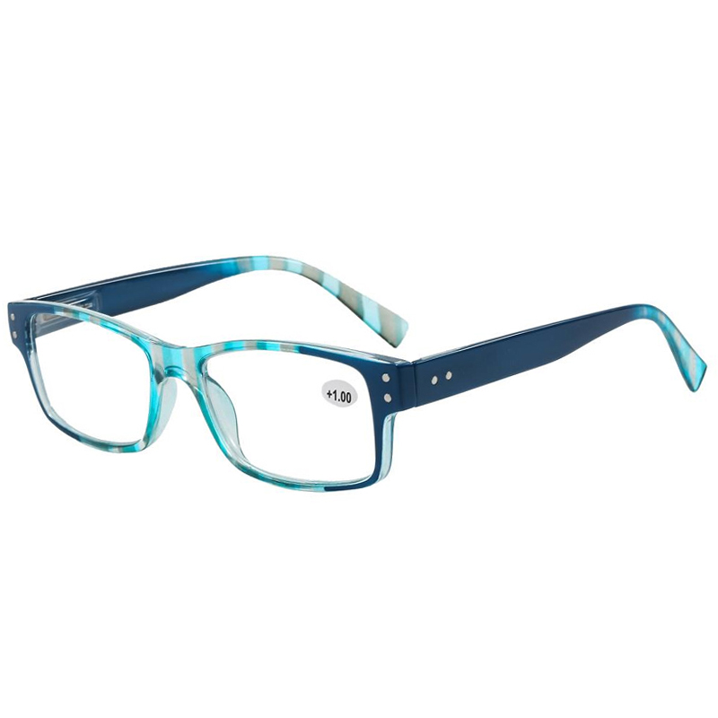 3129 Frame retangular com leitor de normas de lentes de luz azul Anti Blue CE
