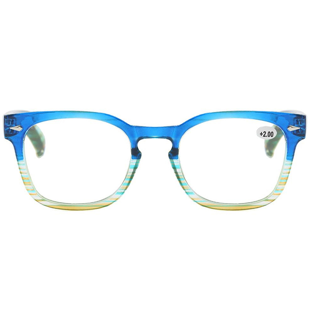 3130 Frame de forma redonda com o leitor de plástico da ponte do nariz da fechadura da fechadura