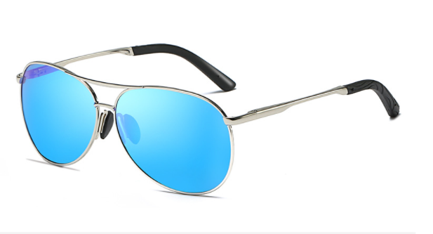 Metal Aviator Polarized Lens Sunglasses #180880