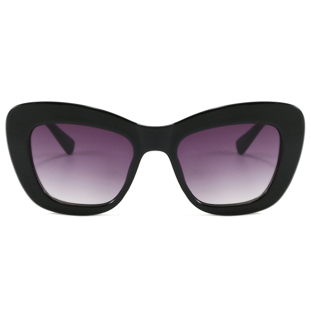 86515 Quadro de borboleta elegante ajustado internacional para faces feminino Moda Os óculos de sol