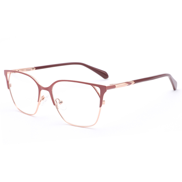 1024 Spring Hinge Hinge Photochromic Metal Mulheres óculos