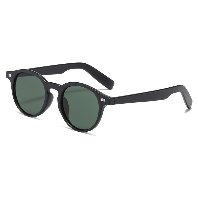Forma redonda clássica Reciclagem PC polarizada UNissex Sunglasses #81235