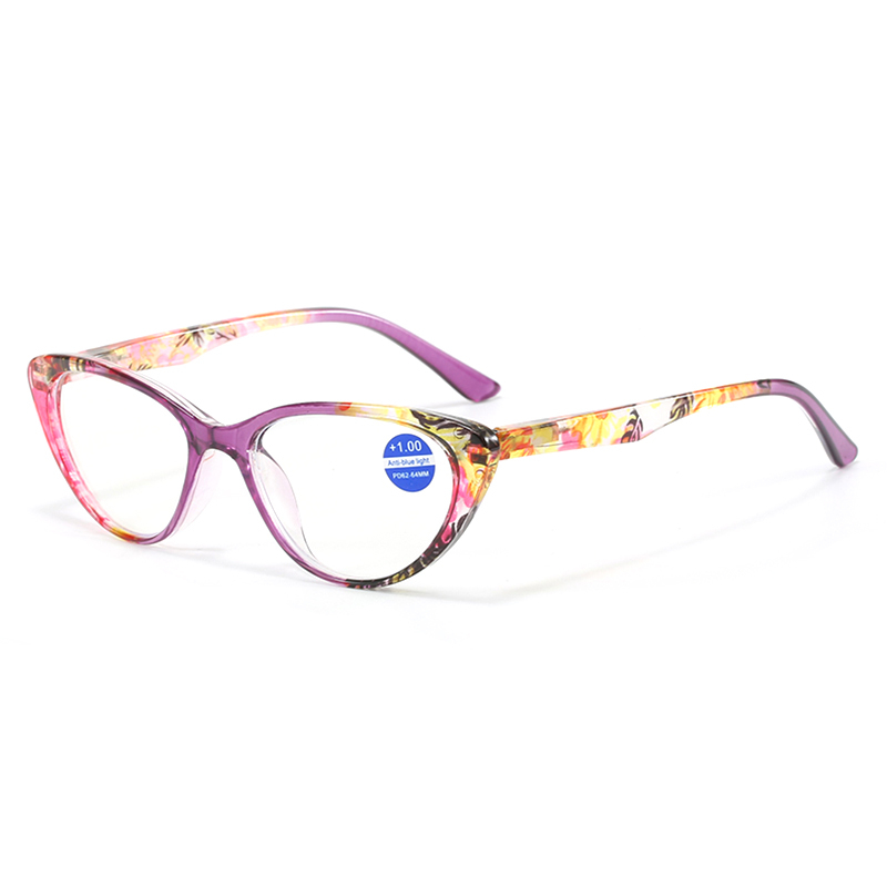 3099 Trendy Cateye Shape Frame Caracteria de cristal desbotado PTIRN PTIRN MULHERES LEITURAS COISAS DE LEITÃO