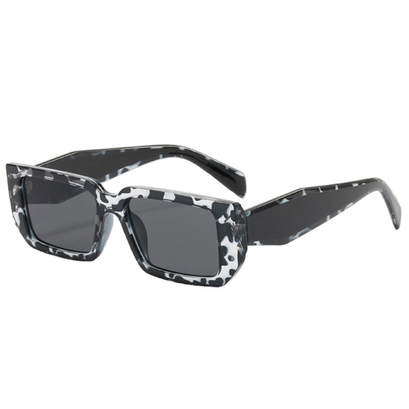 84906 Rectonge Frame amplo templos assimétricos Moda Unissex Sunglasses 