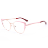 1028 Spring Hinge Hinge Photochromic Metal Mulheres óculos