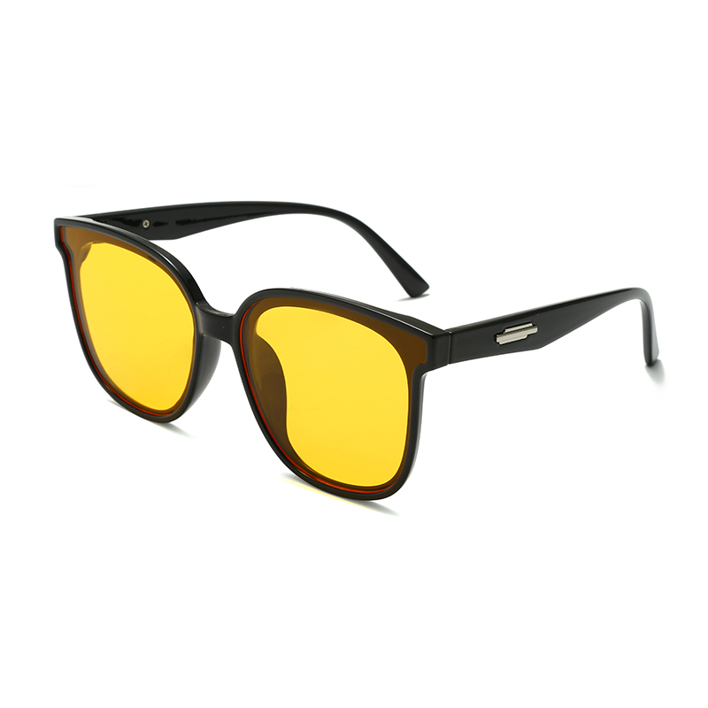 Stock Classic Sqaure Shape Fashion PC PC polarizou óculos de sol unissex #337