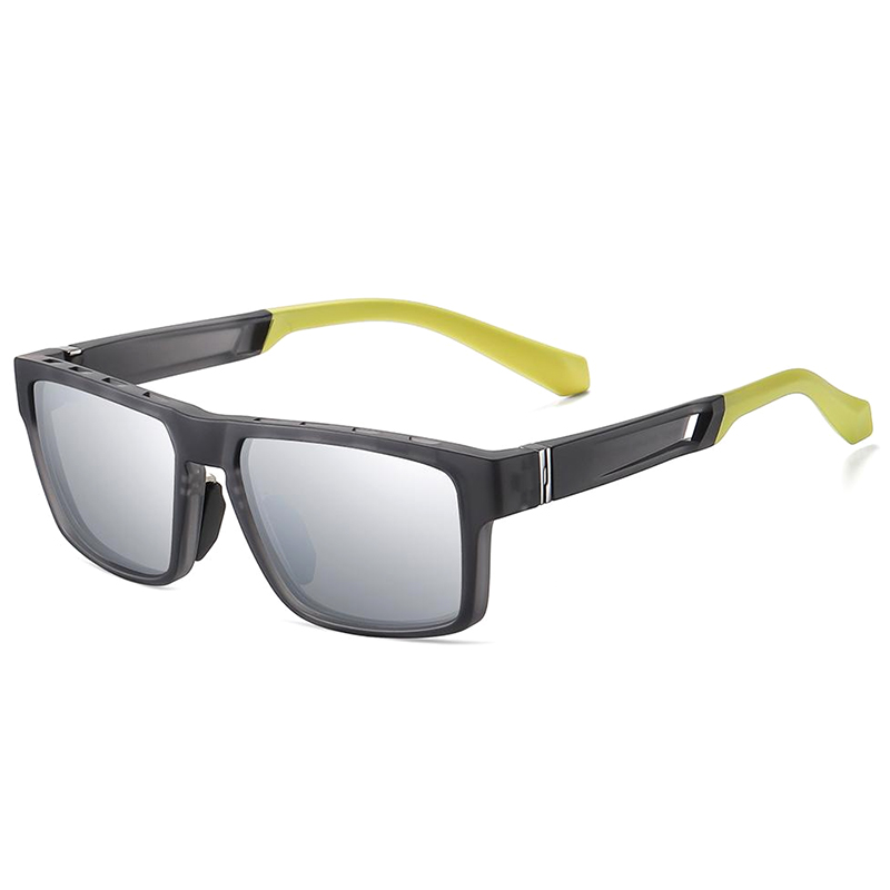 7521 Aberto de design de design de borracha dicas de borracha TR Material leve e óculos de sol de estilo esportivo