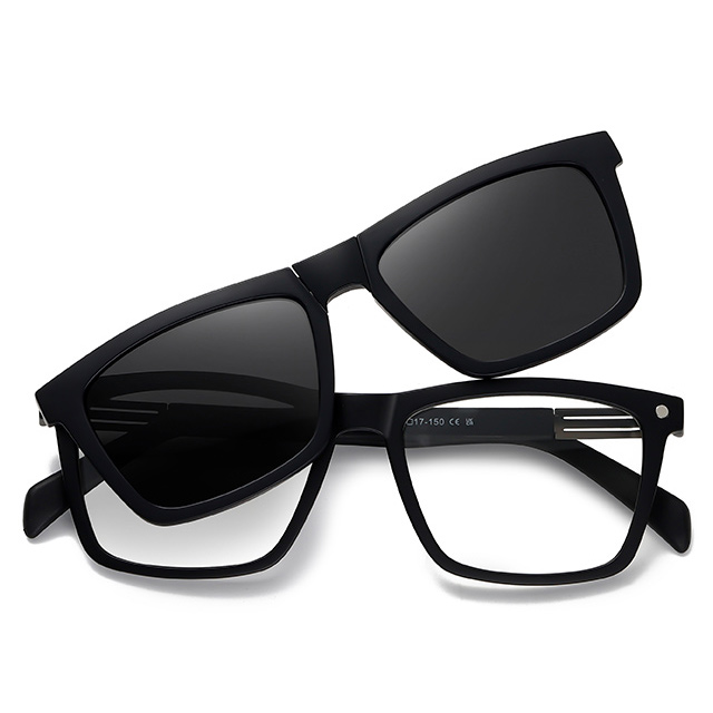 33102 Frame quadrado Frame UV400 CLIP UNISSISEX de óculos de sol